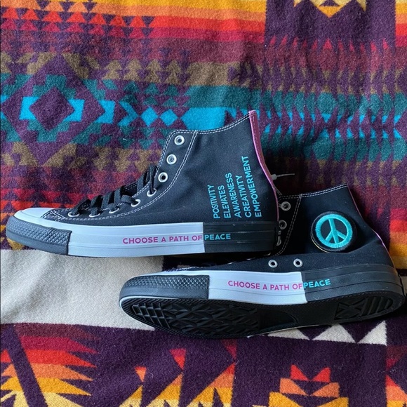 Converse Chuck Taylor All Star Hi Top Seek Peace - Picture 5 of 8